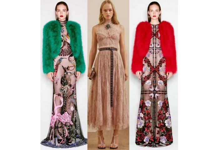 Gaun-Gaun Feminin Koleksi Alexander McQueen